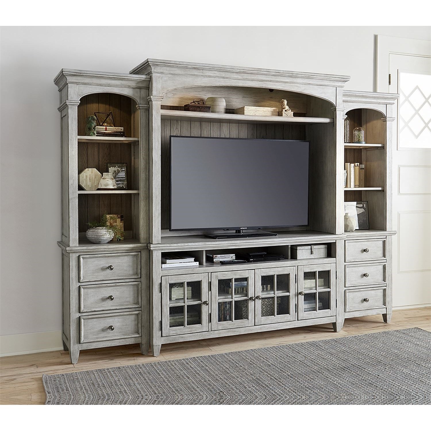 Liberty Furniture Heartland 824ENTWECP Transitional Entertainment